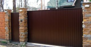 Купить откатные ворота консольные Гудермес, цена от 2858 руб.
